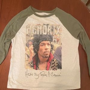 Jimi Hendrix baseball t